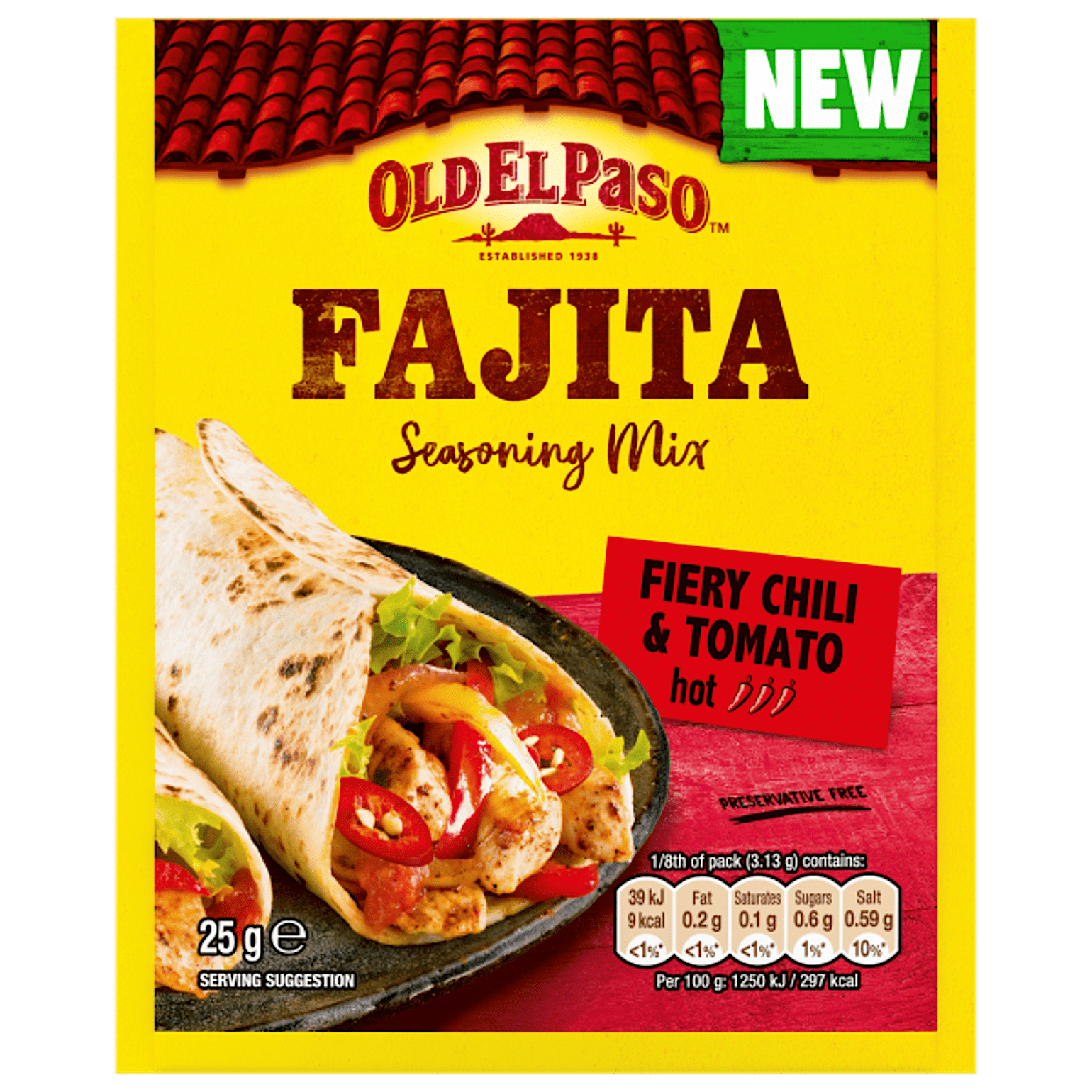 Fiery Chili & Tomato Fajita Seasoning Mix